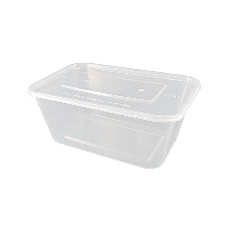 Engångs Rektangulär Transparent Matlåda