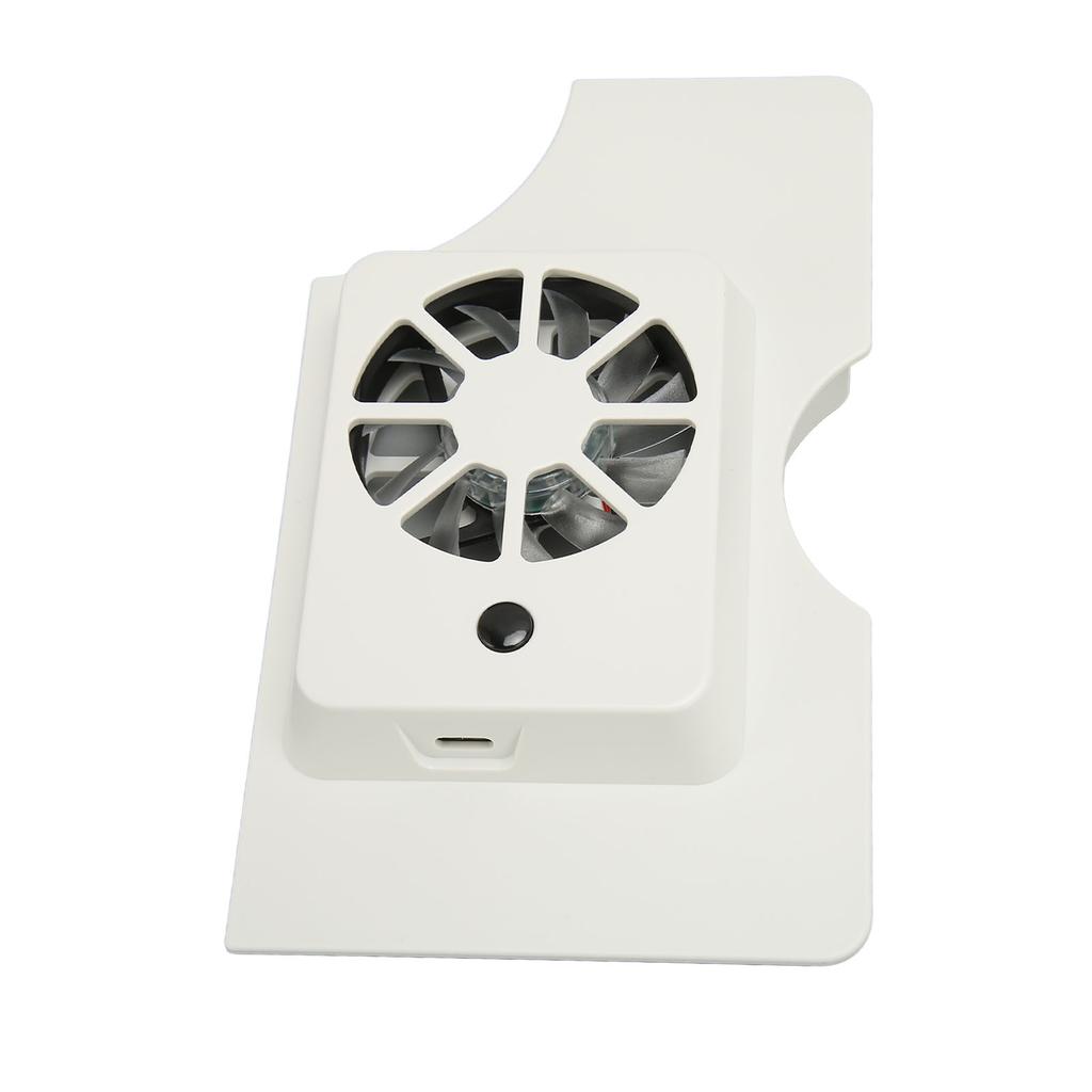 Game Console Cooling Fan Professional Quiet Efficient Heat Dissipation Dock Replacement for Switch OLED with Blue LED