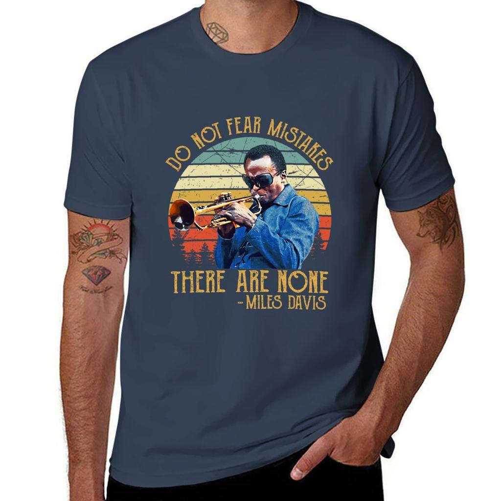 Vintage Do Not Fear Mistakes There Are None Tshirt Sports Basic Short Sleeve Tshirt
