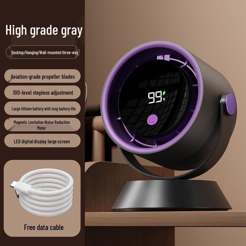 New USB Rechargeable Folding Fan: Long Battery Life, Retractable Design for Indoor/Outdoor Use