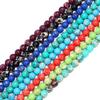 1 Strand 6 8 10mm Natural Stone Beads Colorful Pattern Emperor Stone Round Beads For Jewelry Bracelet Making DIY Necklace Gift