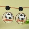 Creative Sports Earrings: Basketball, Football & Volleyball Designs
