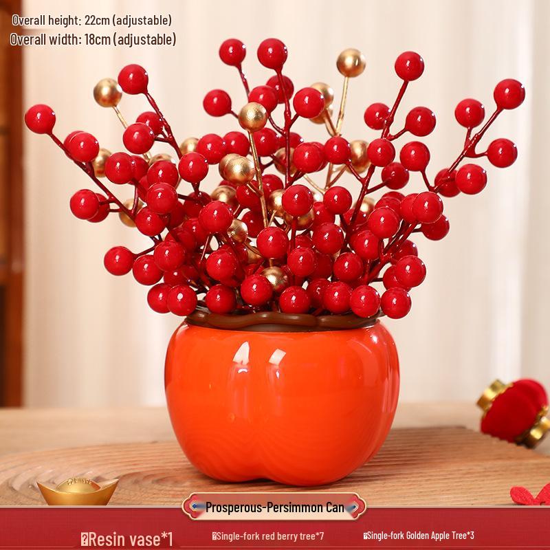 2025 Rok Hada Kaki Nádoba Ozdoba: Nová Domácí Dekorace Štěstí