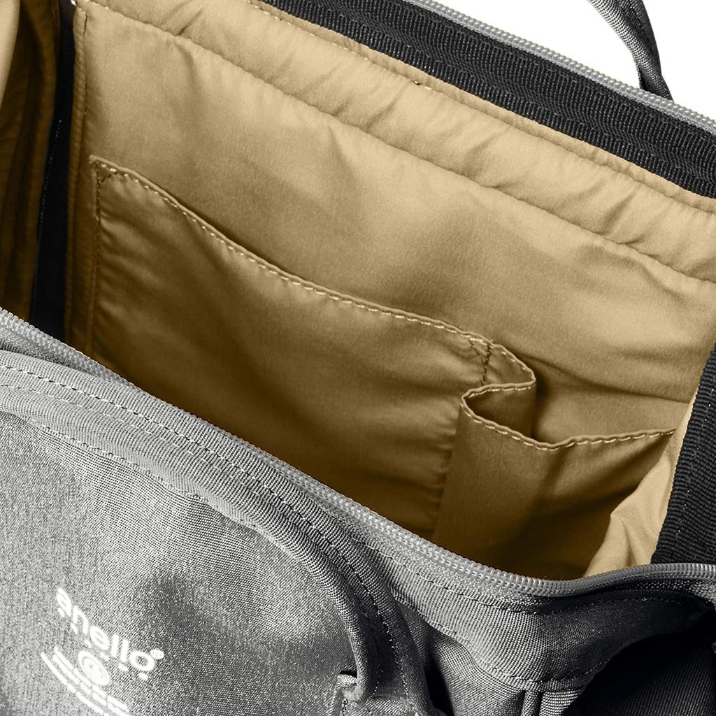 Rucksack mit Verschluss A4 SPS GUB3014Z Hellgrau Einheitsgröße [anello GRANDE] (S) Verschluss/wasserabweisend/mehrfach Stauraum