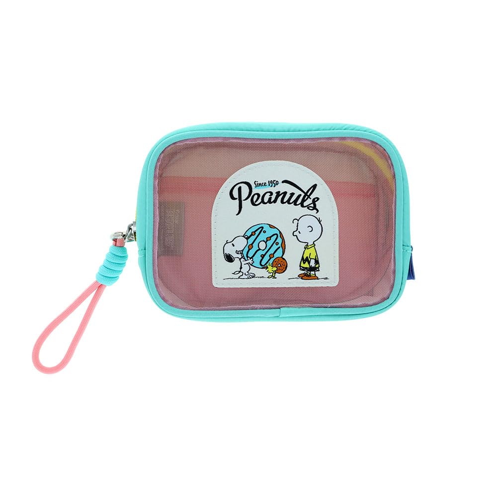 Stationery Snoopy Goods Pouch Mesh Material Donut S2339366 Sun-Star