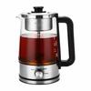ZISIZ Electric Glass & Stainless Steel Tea Maker Kettle