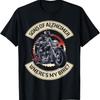Men's Alzheimer's Awareness Biker Graphic T-Shirt Son of Alzheimer's Where's My Bike? Motorcycle Design Quick-dry Polyester Tee