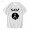 Nausea Band Logo White T Shirt Full Size S 5XL SE808 Vintage Washed Graphic Versatile Stretched Soft Comfortable Unisex Homme