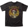 Grateful Dead Skull Logo T Shirt Mens Rock and Roll Music Classic Band Tee Black Pattern Breathable Sweat-absorbing Versatile
