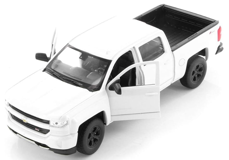 Kyosho WELLY Scale Finished Model Chevrolet Silverado 2017 WE24083W 1/24 (White)