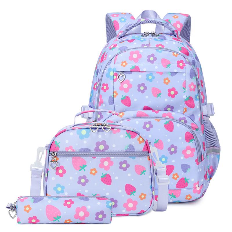 Girls' Lightweight Waterproof Elementary School Backpack