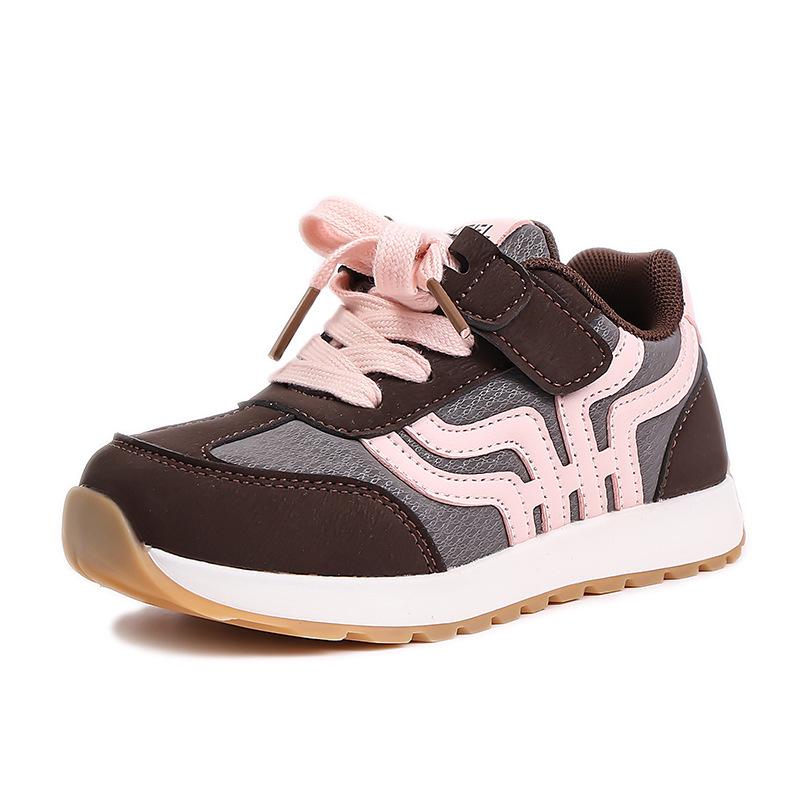 Autumn 2025 Kids' Lightweight Leather Casual Shoes - Unisex German Trainer Style