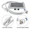Motorcycle Oil Cooler Radiator Set Motorcycle Engine Oil Cooling Radiator System Kit Fit for CB CG Engine 100CC-250CC Dirt Bike
