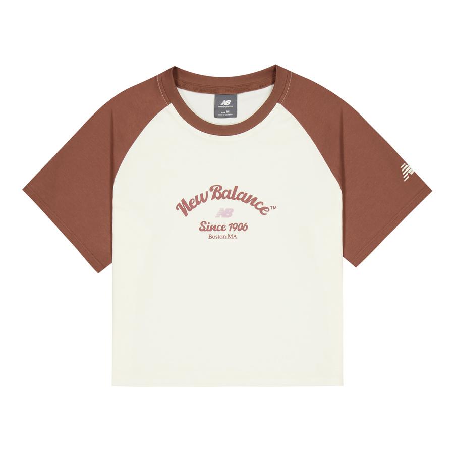 New Balance 1906 Raglan Sleeve T Shirt Women s Brown NEF22202-DPK L