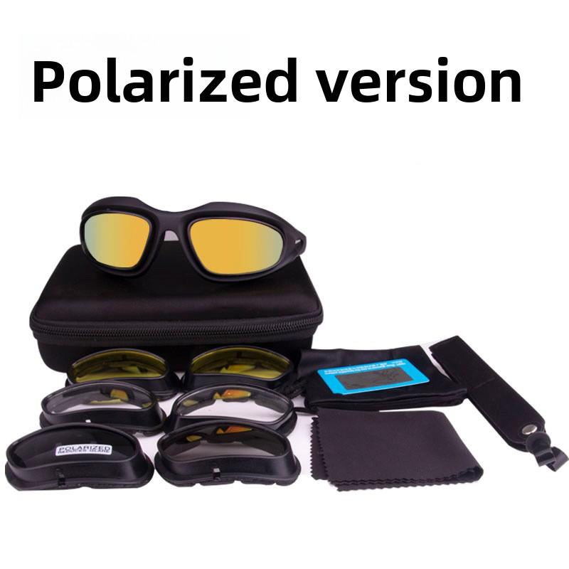 For Daisy Tactical Polarized Glasses Outdoor Sport Goggles Sunglasses with 4 Lens Original Box Men Shooting Hiking Eyewear Gafas