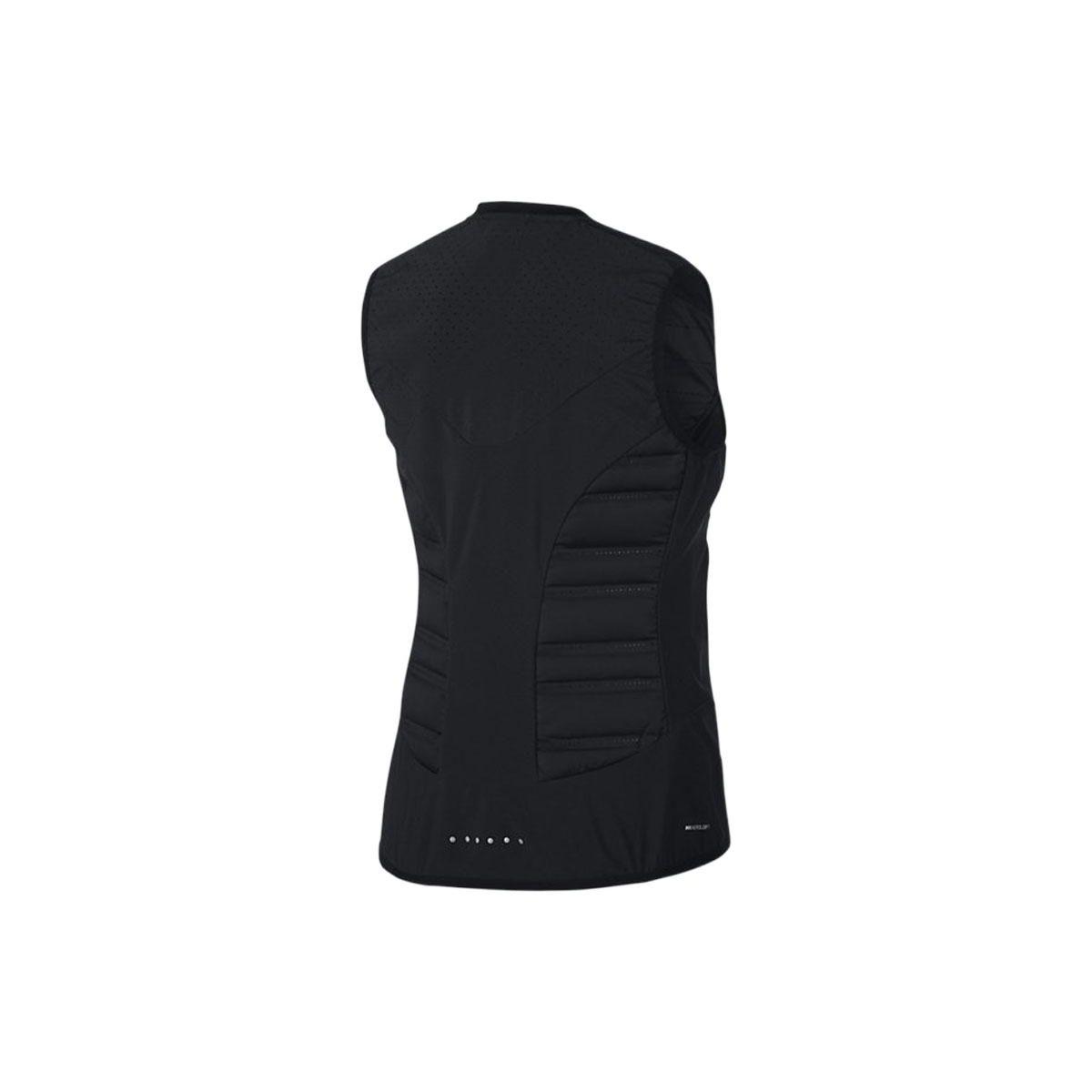 Nike Running Series Жилет женский сетчатый светоотражающий на молнии с цветными блоками — фото 2