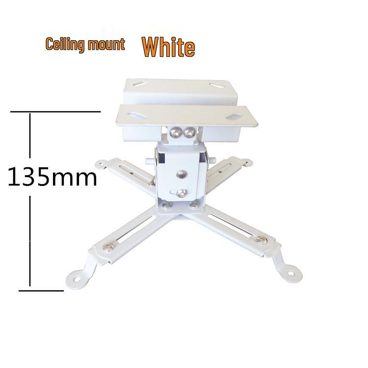 Universal Telescopic Projector Ceiling & Wall Mount 4365 Ceiling Mount White