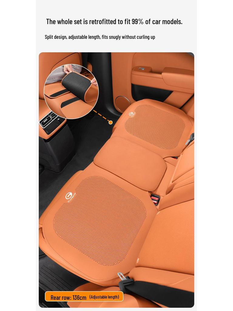 Trumpchi Car Ultra-Thin Summer Seat Cushion for Yingbao M8/M6, Yingku GS3/GS8, E9 - All-Season Universal Fit