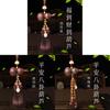 Peachwood Car Mirror Pendant With Lucky Gourd Design For Automotive Decor