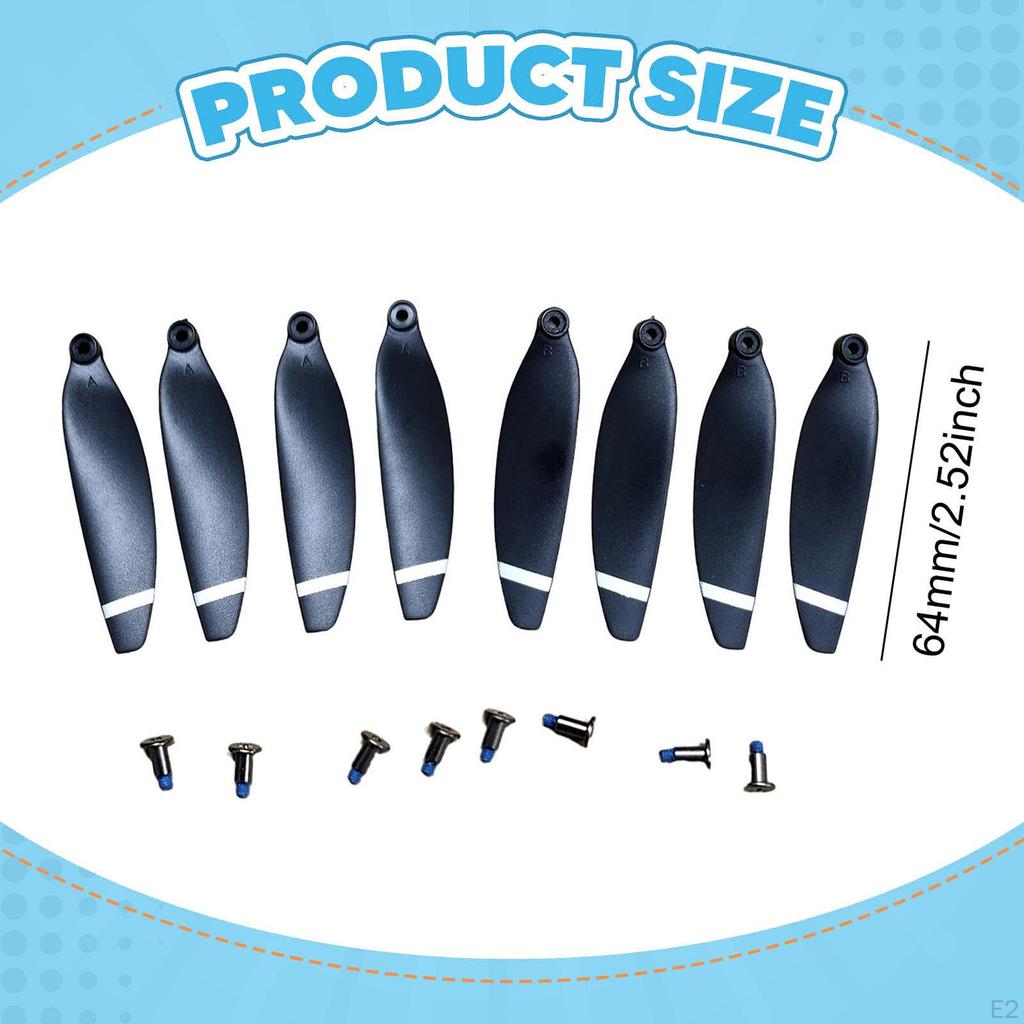 8Pcs Drone Propellers Replacement Easy Installation Sturdy Maintenance Propeller for L900