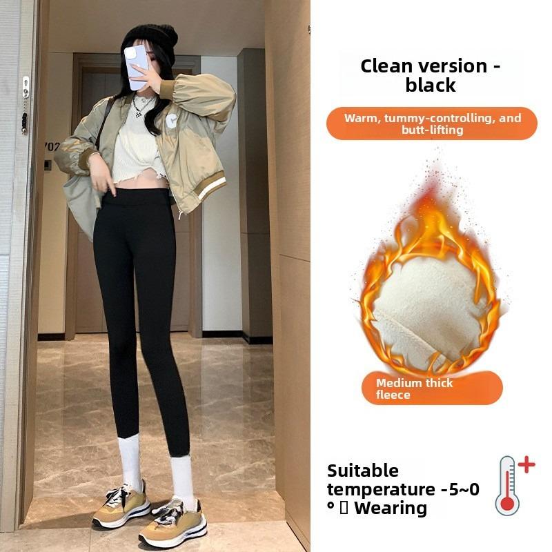 Extra Thick Cloud Fleece Shark Pants Leggings for Women Wearing Outside, Winter Plus Fleece Thick Pants Stretch Slimming Yoga Pants