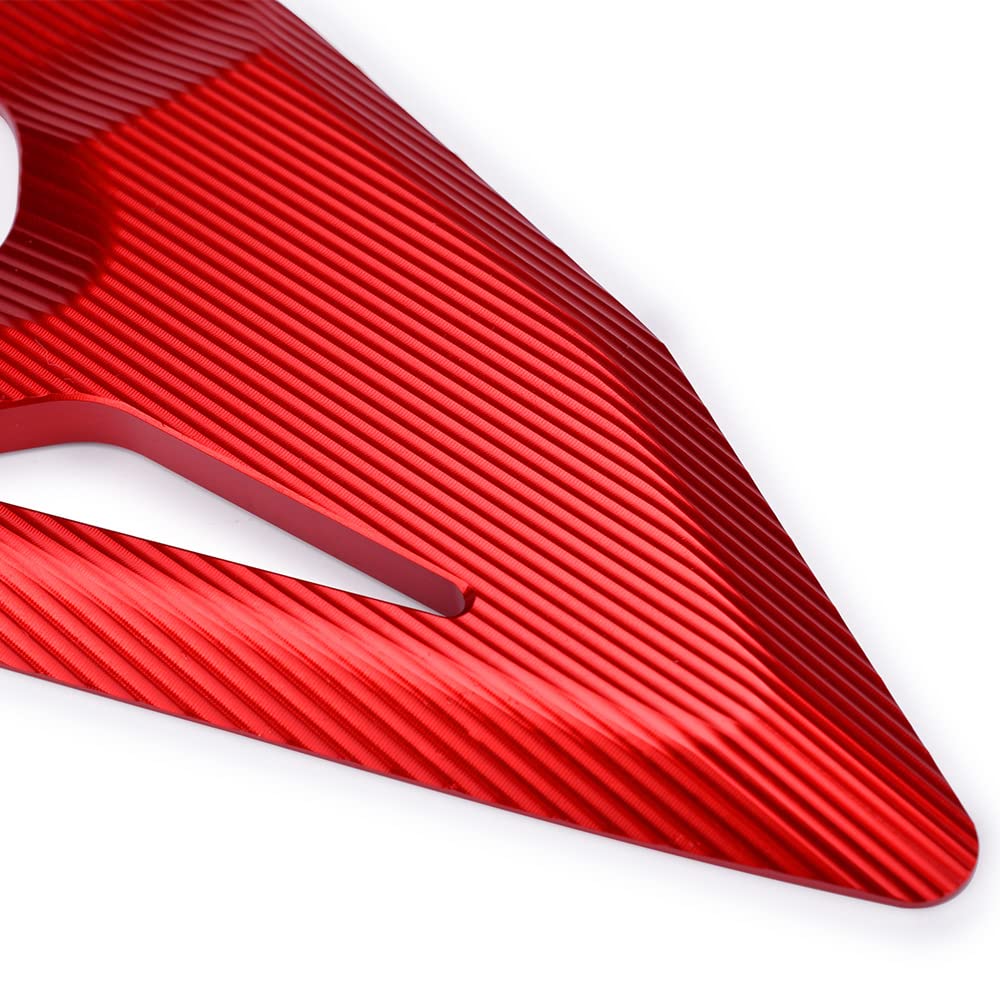 LEDISHUN Foot Peg Heel Plate Guard Protector Foot Pegs For Kawasaki Ninja 400 Z400