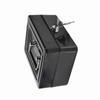 1Pc   Portable Iron Petty Lockable Cash Money   Safe Security Box Household (Black)