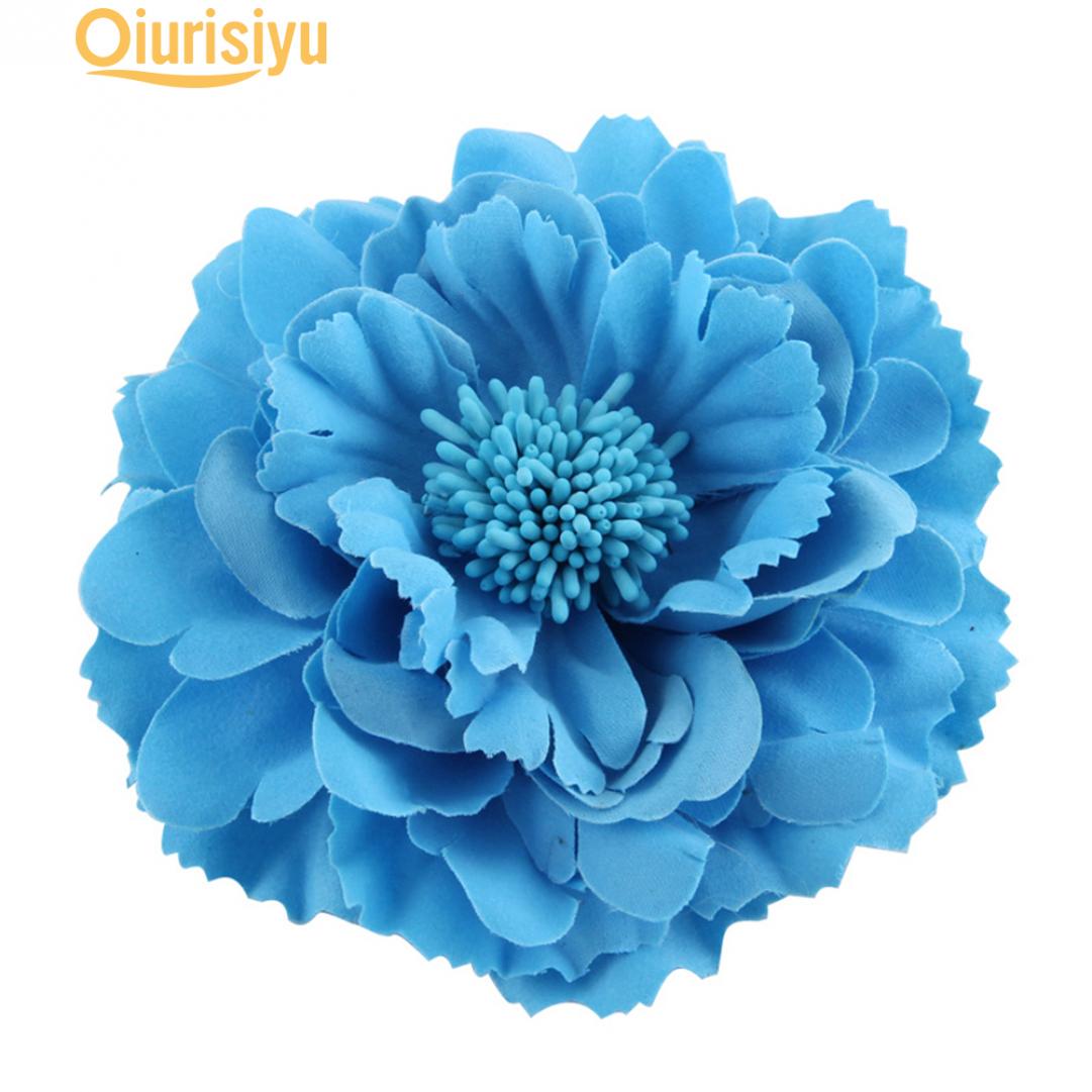 

Девушка, женщина, имитация цветочного цветка, заколка для волос, повязка для волос, подарок, любимая леди светло-синий