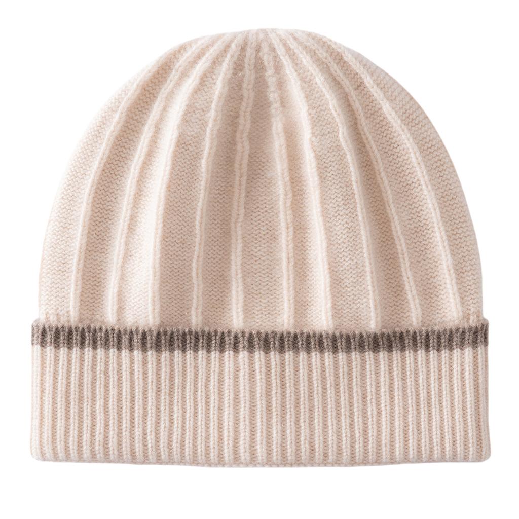 Cashmere Knitted Hats Men's and Women's Warm and Cold Ear Protection Hats Autumn and Winter Casual Knitted Hats Outdoor Cycling Hats Cold Hats