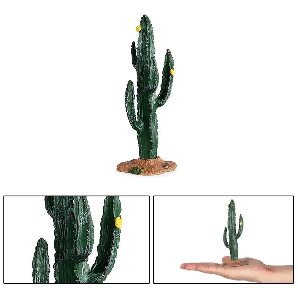 Plastic Artificial Cactus Models Micro Landscape DIY Plant Tree Figurine Scenery Making Sand Table Decoration Simulation Farm