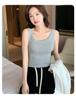 H523 Slim Fit Sleeveless Camisole for Women – Versatile Summer Vest, Ideal for Both Inner and Outer Wear, Provides Side Breast Coverage.