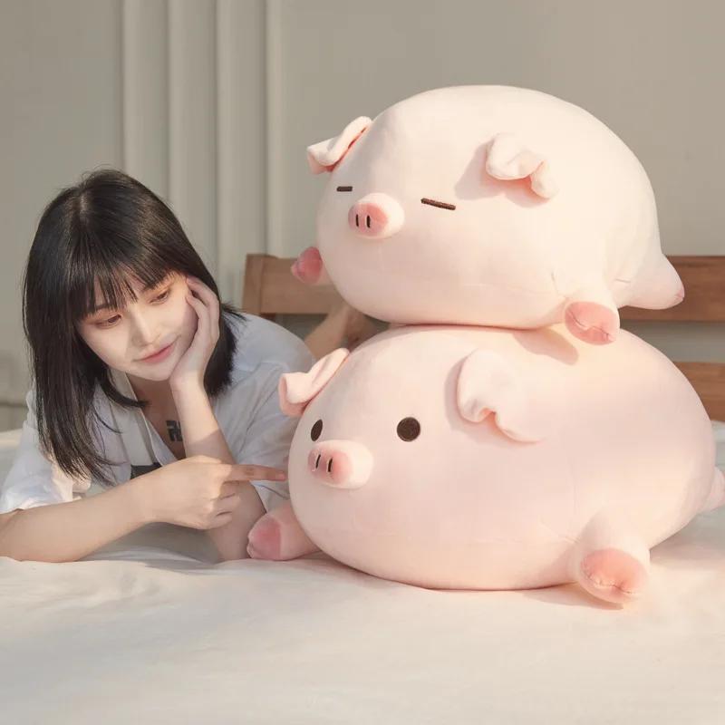 peluches Kawaii Plush Pig Toys Doll Stuffed Animals Soft Plush Fill Pink Pig Pillow Room Sofa Decoration Cushion Birthday Gift