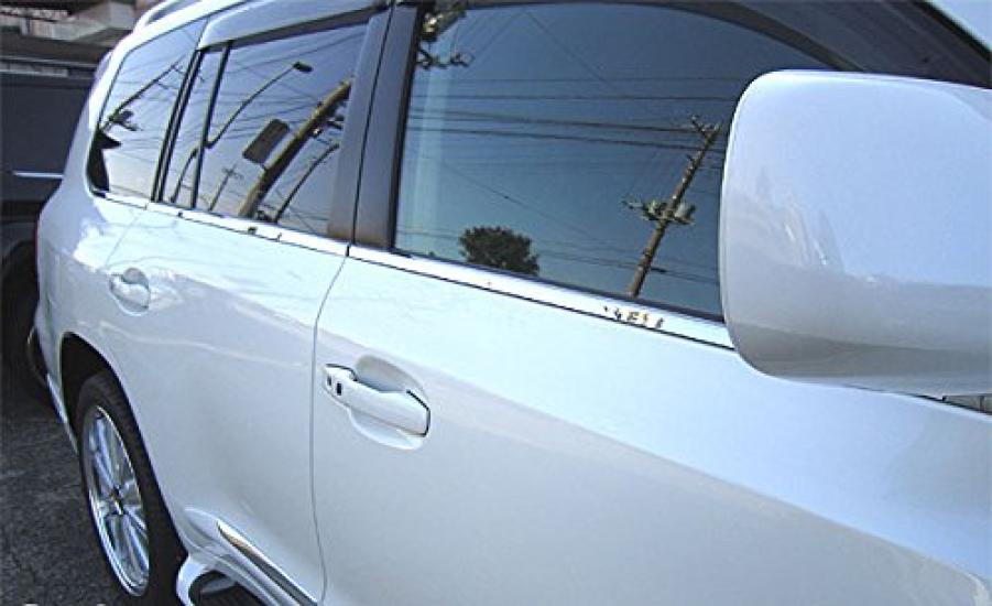 BRIGHTZ Nerezové lišty oken s povrchovou úpravou Ultra-Mirror pro Land Cruiser (6dílná sada) 200/202 (UZJ200W, URJ202W, UZJ200, URJ202, UZJ, URJ, J200,