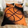 Basketball Bettwäschebezug Ball Sport Thema Basketballplatz Bettwäsche Set Einzelbett Queen Basketball Steppdeckenbezug für Jungen Mädchen Zimmer Dekoration