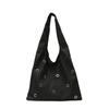 Niche Design Rivet Large-capacity Women's Single-shoulder Bag, Lightweight Shopping Bag Handbag