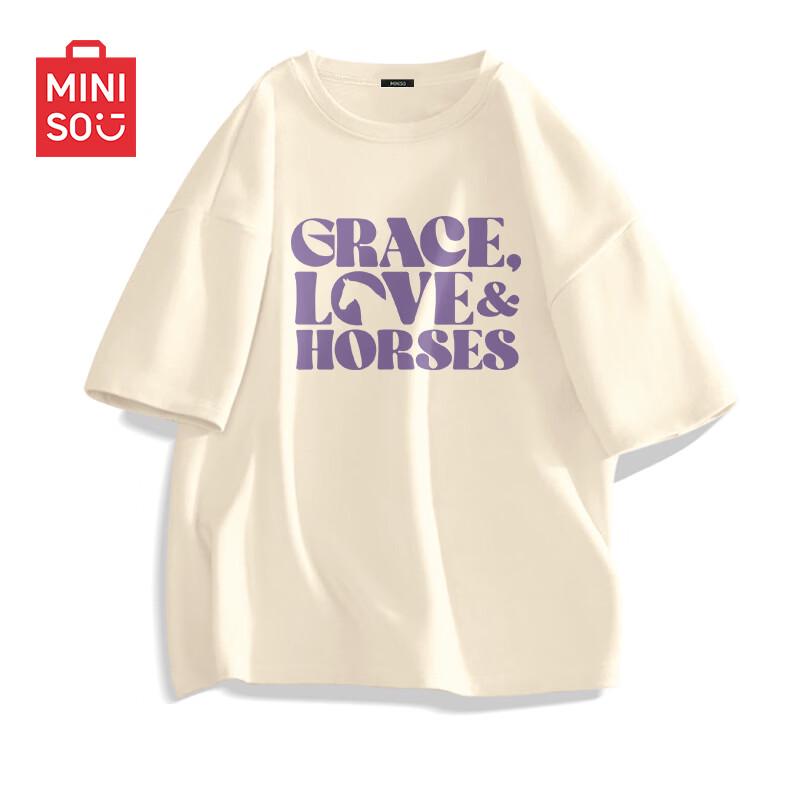 MINISO Men s Pure Cotton Short-Sleeve T-Shirt 2XL