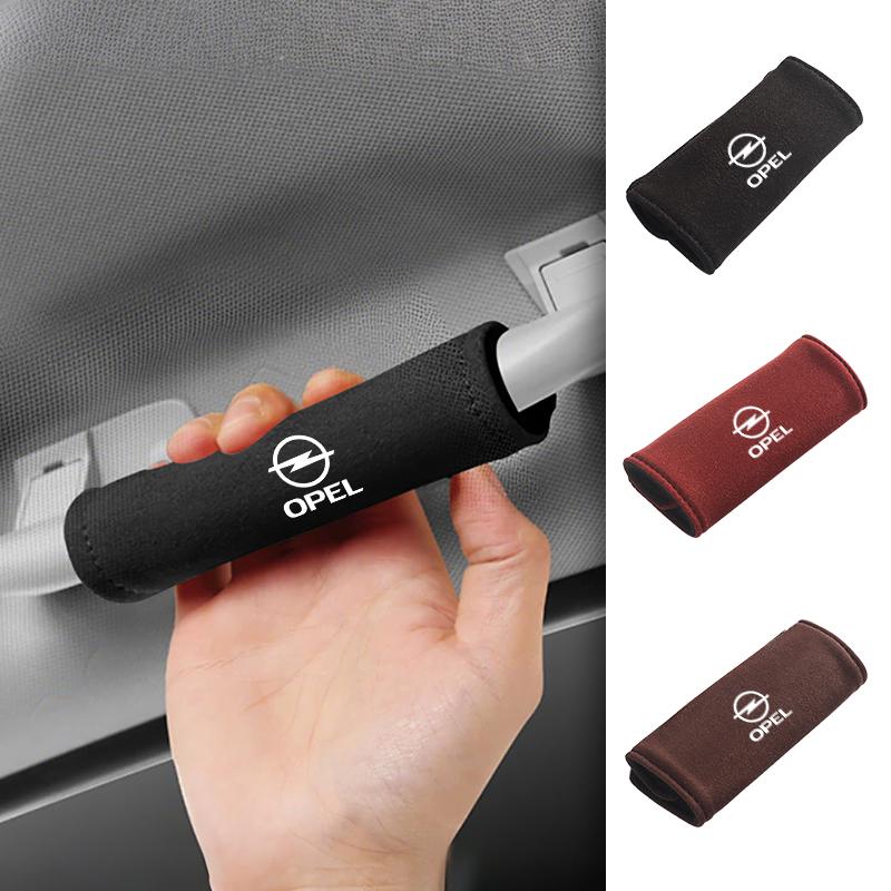 Car Handle Protection Gloves Roof Rails Soft Leather Protective Covers Imitation For Opel Corsa Astra Insignia Vectra Zafira lce033