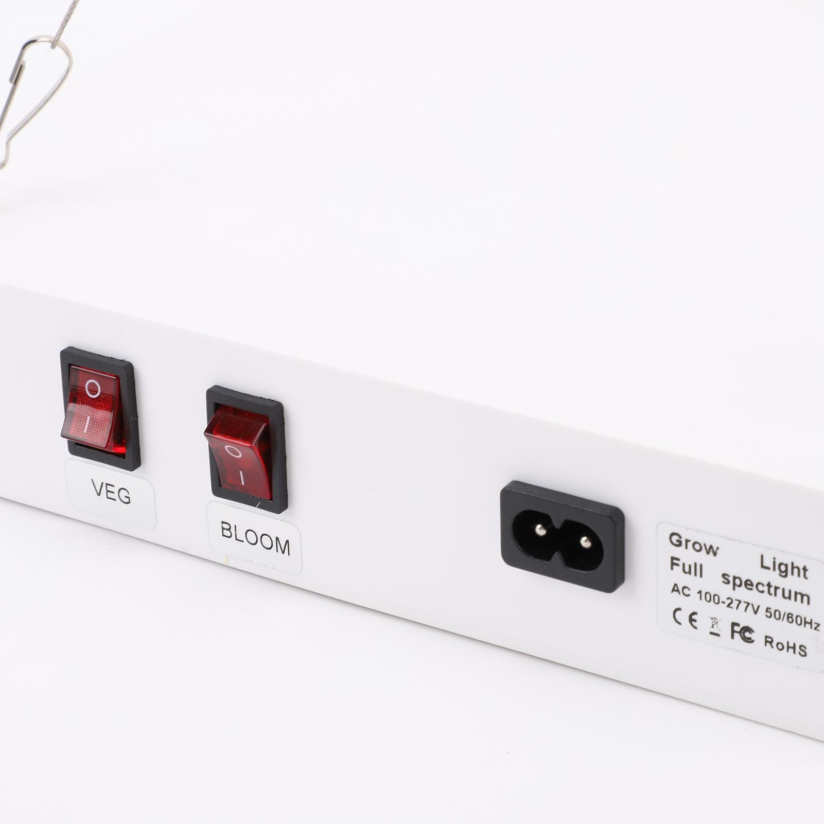 

Full Spectrum LED Grow Light Adjustable 90W Plant Grow Lamp with Veg Bloom Switch 480 SMD LEDs for Indoor Plants EU Version