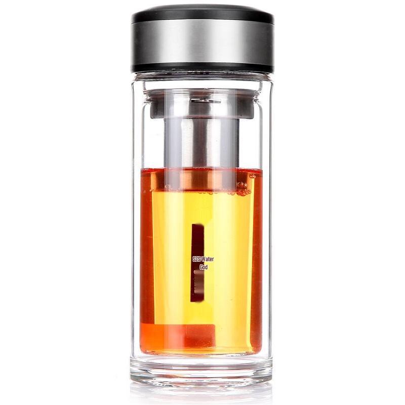 Shuizhong God Heat-Resistant Double-Layer Glass Tea Cup