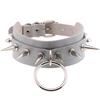 Black Spike Choker Goth  Punk Harajuku  Collar Belt Necklace Pu Leather Chocker  Cosplay Club Party  Festival Jewelry