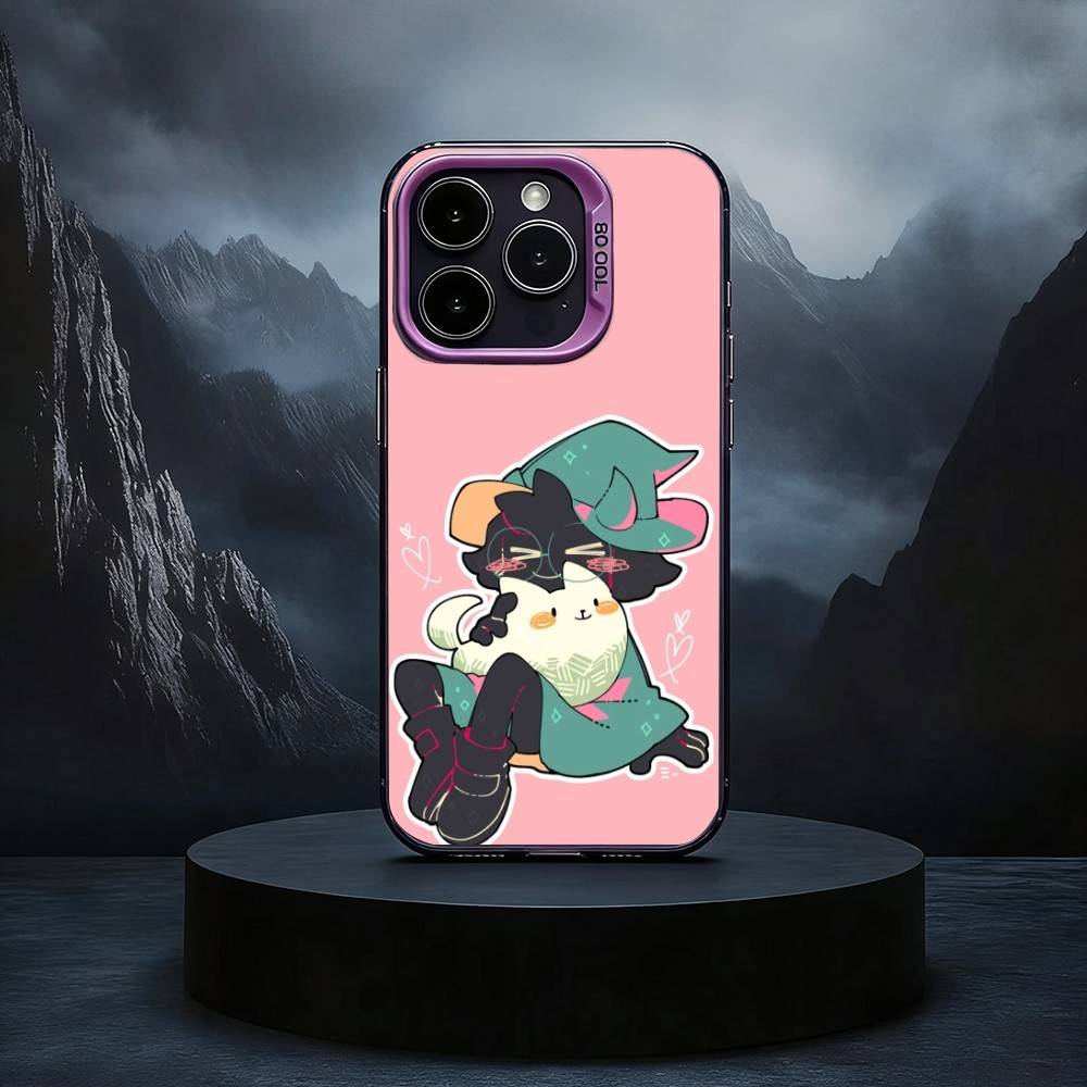 

D-Deltarune R-Ralsei-EI Black Candy silver phone case Phone Case For iPhone17,16,15,14,13,12,11 Plus,Pro Max iPhone15