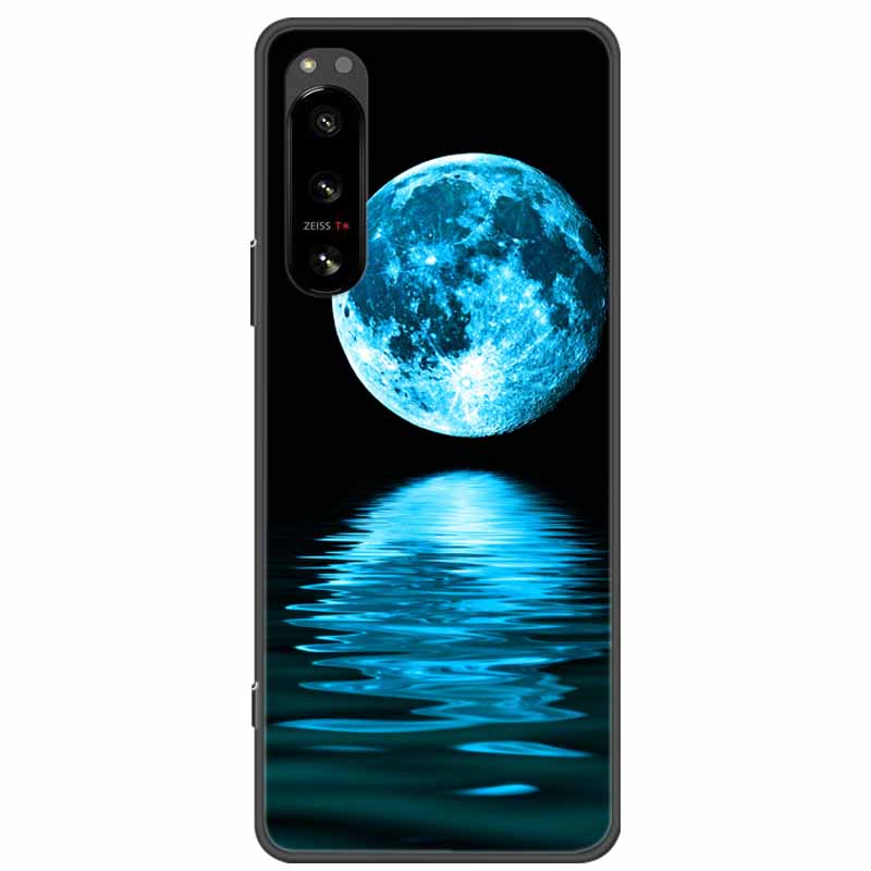 Pro Sony Xperia 5 / 5 II / 5 III Pouzdro TPU Měkký Silikon Nárazuvzdorná Pouzdra pro Sony Xperia 5 III Kryt Telefonu 5II 5III Vlk Lvi