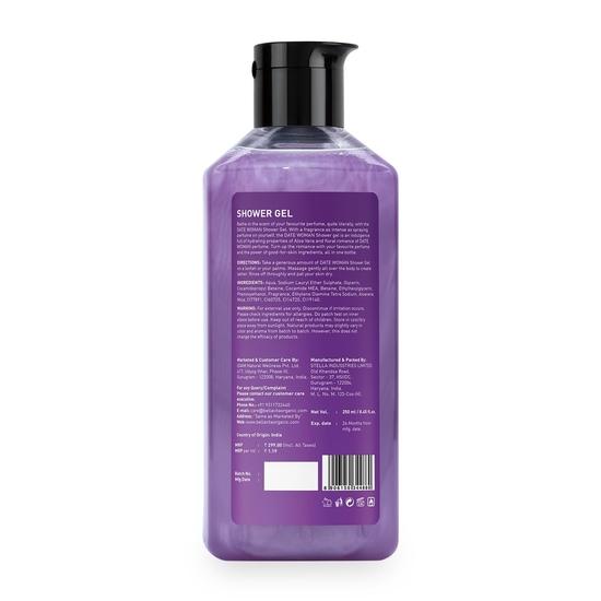 Shower Gel for Women Date (250 Ml), Date Woman Shower Gel, Bella Vita