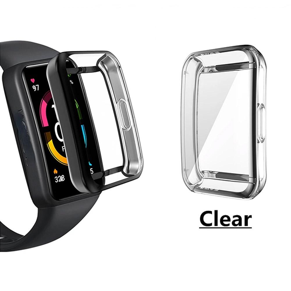 Soft Silicone Strap For Huawei Band 7 Accessories Replacement Bracelet Screen Protector Case Wristband Fitness Correa Bracelet