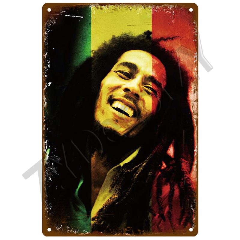 Retro Rock Tin Sign Poster Vintage Wall Poster Metal Sign Decorative Wall Plate Kitchen Plaque Metal Vintage Decor Accessories