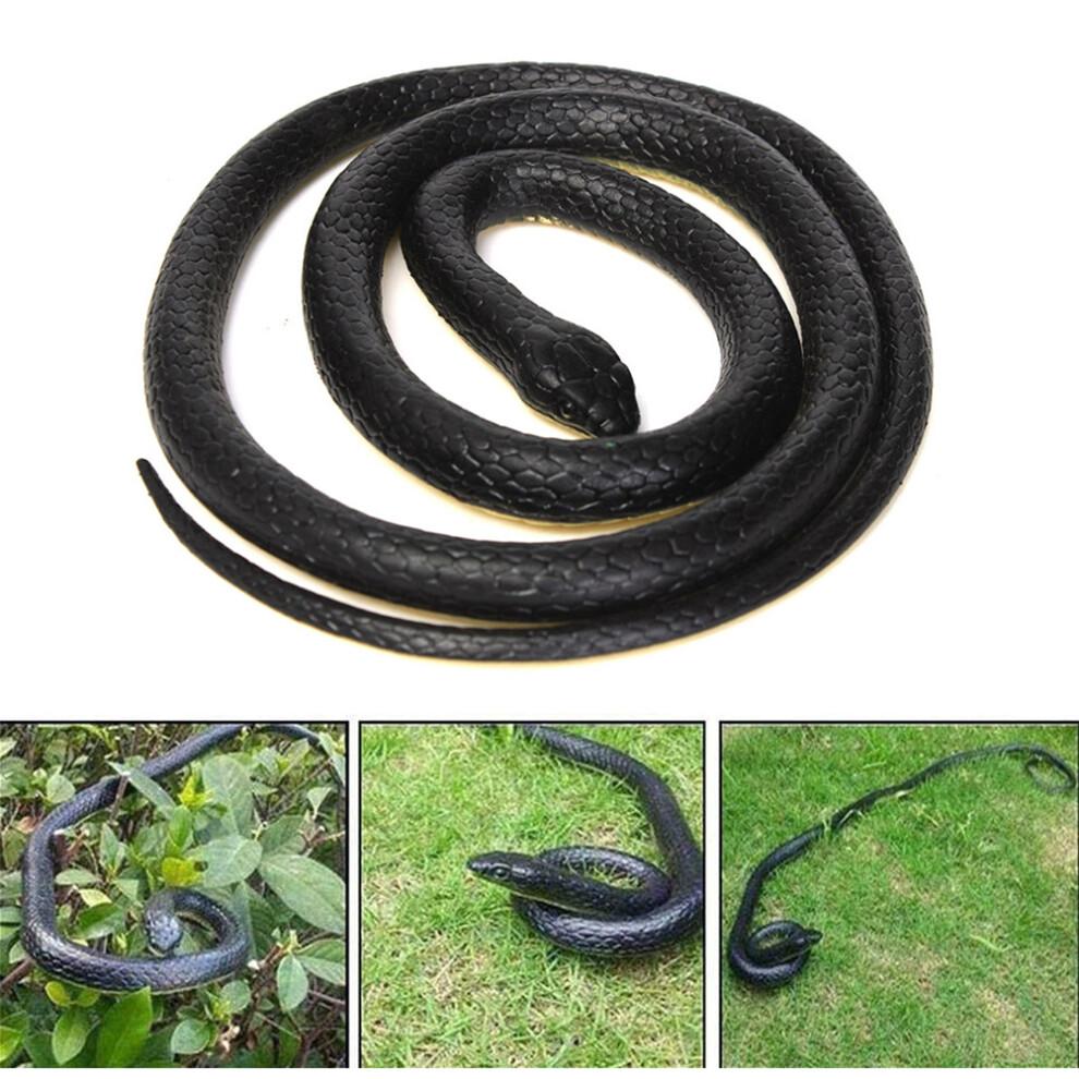 Dekoratives Schlangen-Spiralspielzeug für den Garten, realistische Gummi-Schlange, die ihre Form behält, perfekt zum Erschrecken von Vögeln und