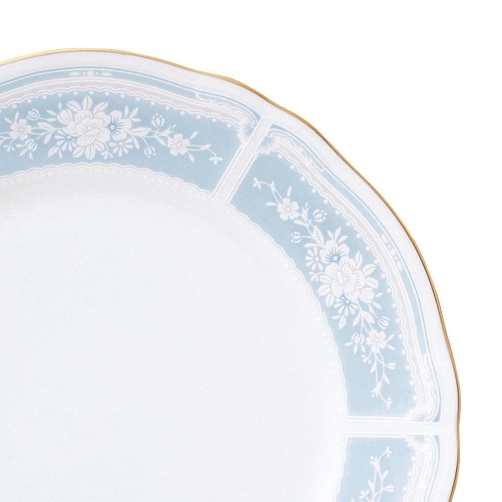 Noritake Teller 27cm x Palisanderholz 1 x 5 x Blau Feines Set, 16,5cm, Gold, 27cm, 16,5cm, Porzellan, Y6714A/1507
