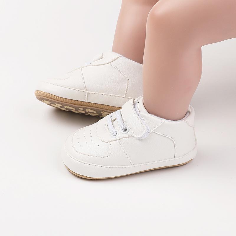 Gamilo Infant Shoes: 0-12 Months Baby Boy Walker Shoes with Indoor Rubber Soles for Spring and Autumn