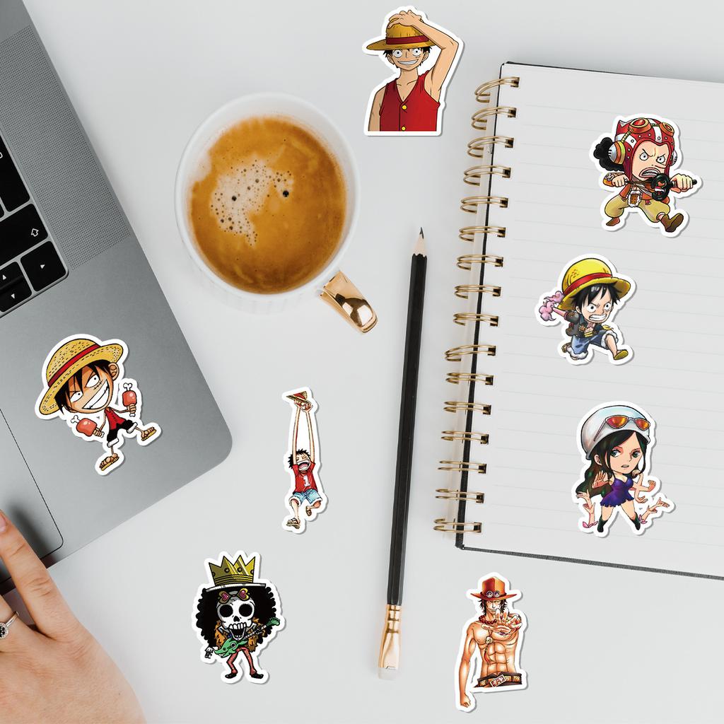 50 One Piece Graffiti Stickers Car Mobile Phone Suitcase Decoration Stickers Waterproof Creative Notebook Handbook Stickers