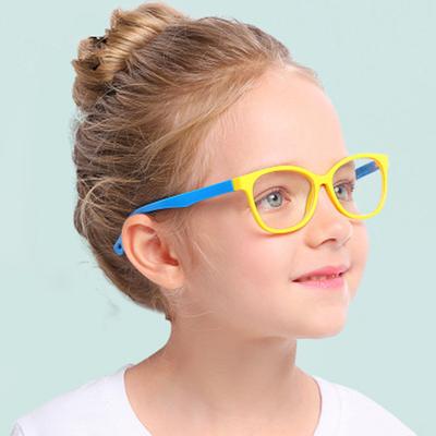 Eyeglasses Eye Protector Kids Boys Girls Flexible Eyeglasses Filter Blue Eyeglasses Silicone Blue Light Blocking Computer Glasses  Accessories